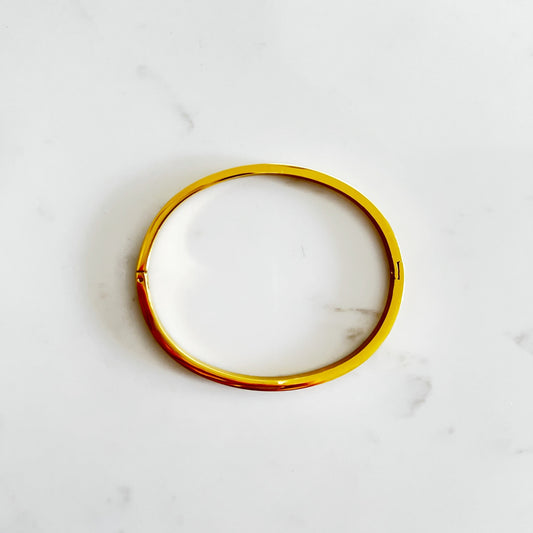 Dylan Oval Cuff gold 6mm