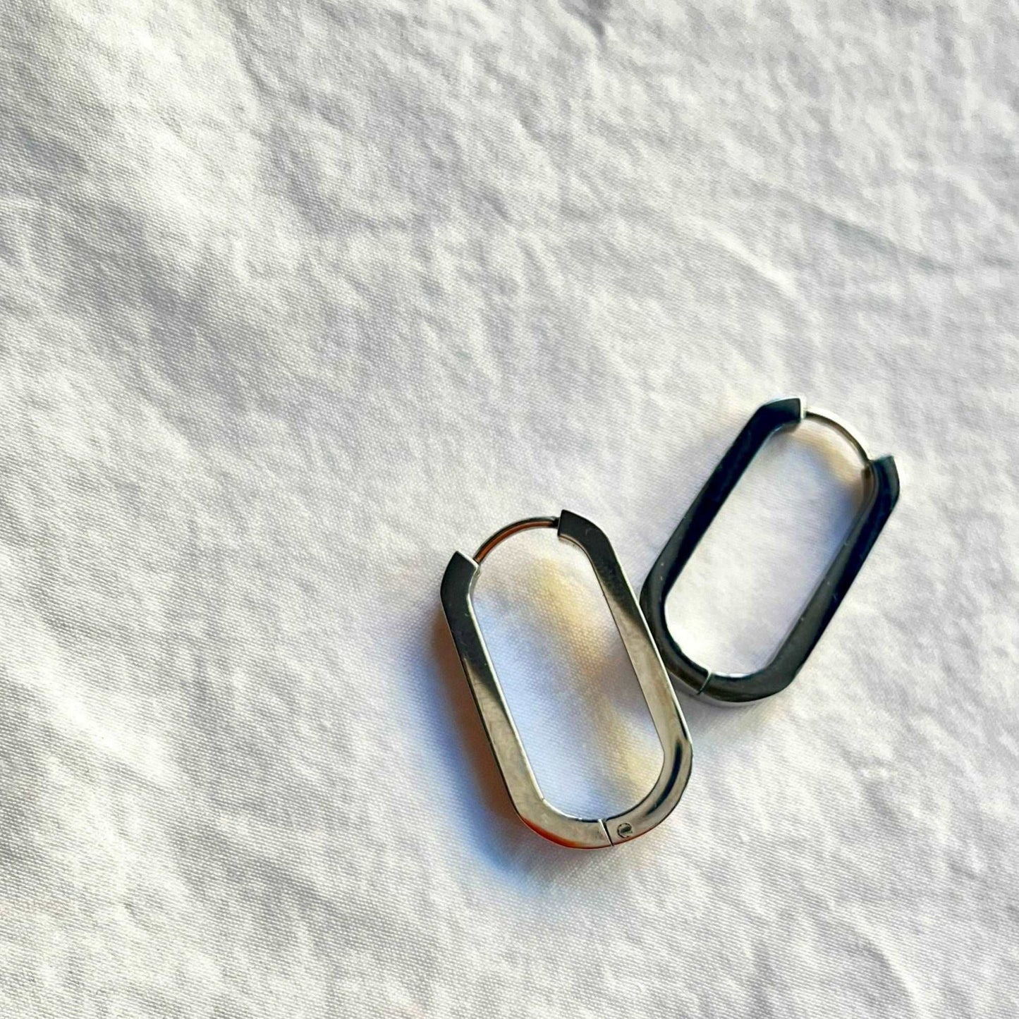 Ona Chan Jewelry Dylan surgical steel earrings high polished