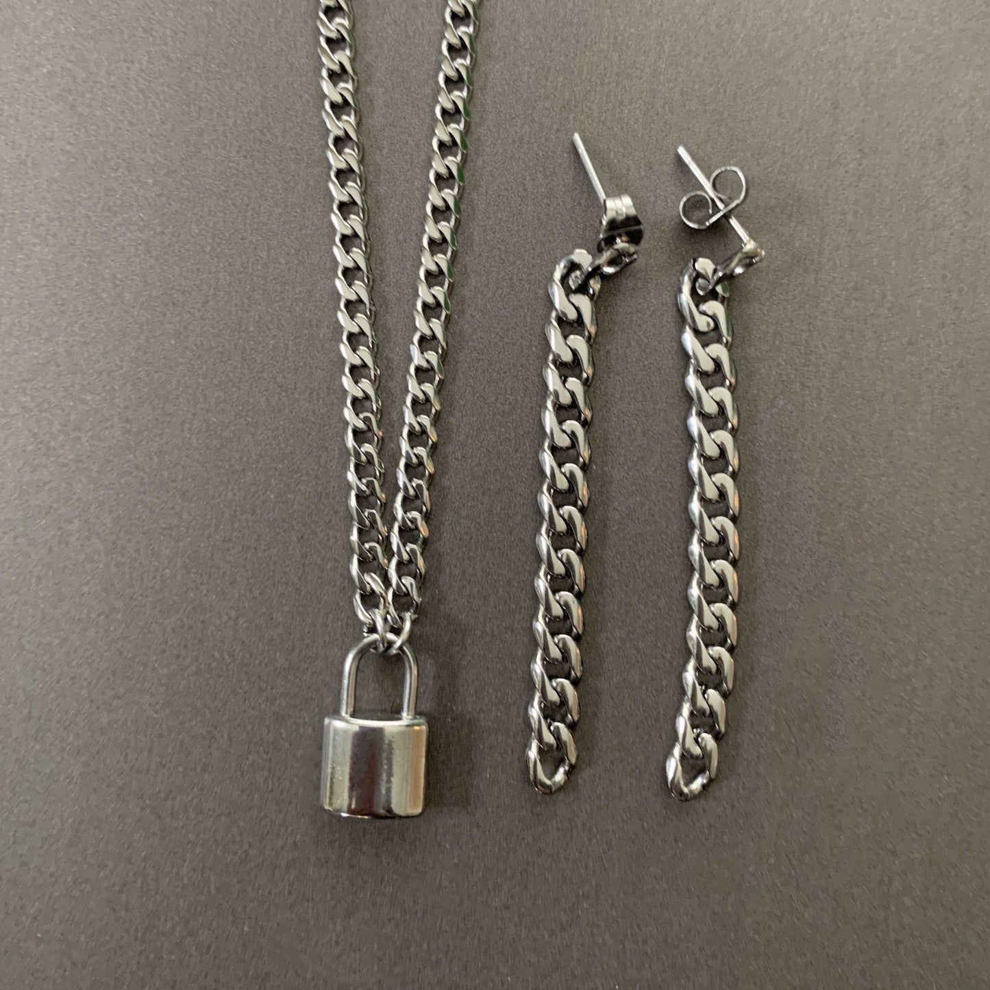 Earrings - Cuban Chain Link Earring | Cuban Chain Link Chain