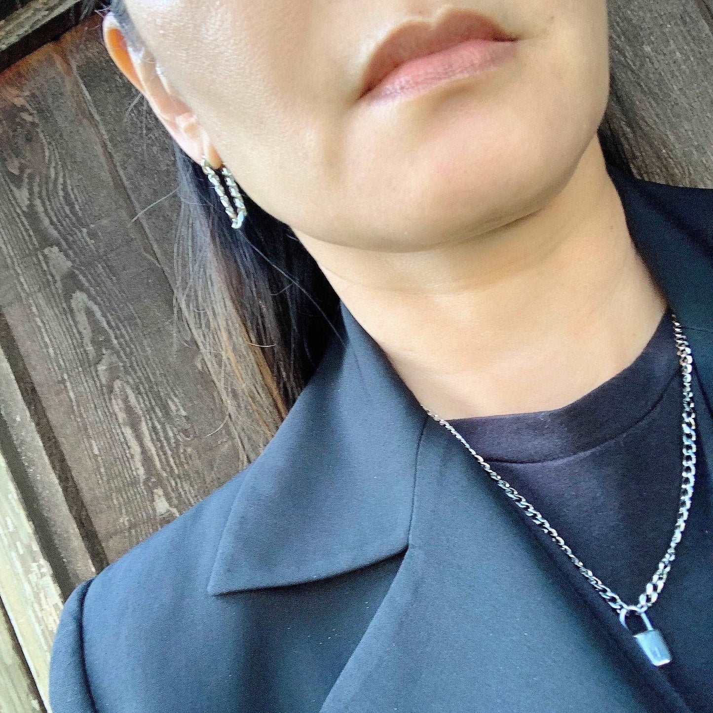 Earrings - Cuban Chain Link Earring | Cuban Chain Link Chain