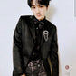 K-pop Ampers&one photo shoot with Visual Tales wearimg Joni Recycled Silver ring with Sapphires