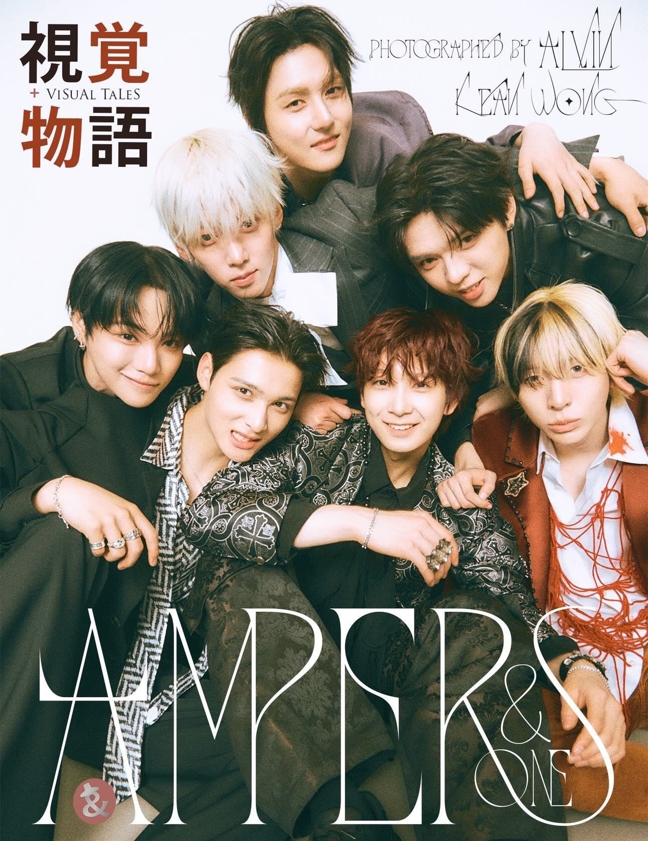 Ampers&one photo shoot for Visual Tale cover wearing Joni Recycle Silver ring with sapphires