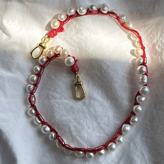 Justine AAA Baroque Pearls on white
