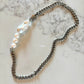 Reagan Chains with Freshwater Baroque Pearls