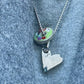 Sand cast Pendants | Recycle Silver with Sapphires