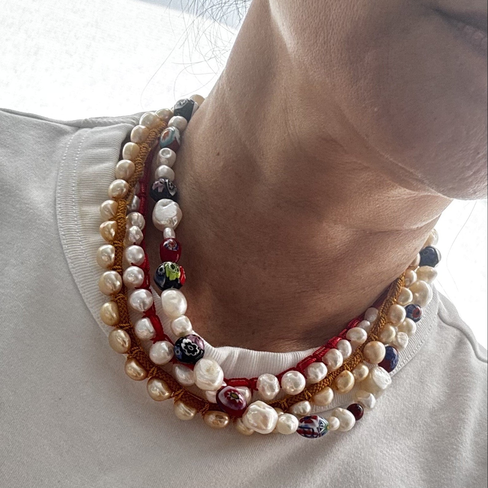 Justine Baroque AAA Pearls with Ilaria AAA pearls