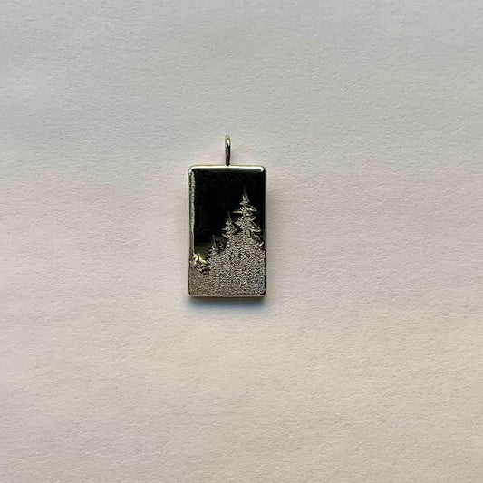 Rochelle Revelstoke Pendants Silver with Rhodium Plate 