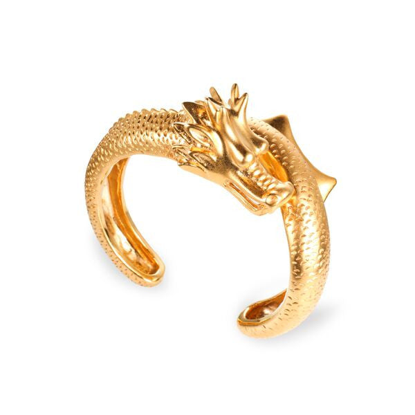 Dragon With Tail Cuff - gold