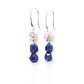 Earrings - Mantra Cube Drop Earrings With Natural Stones