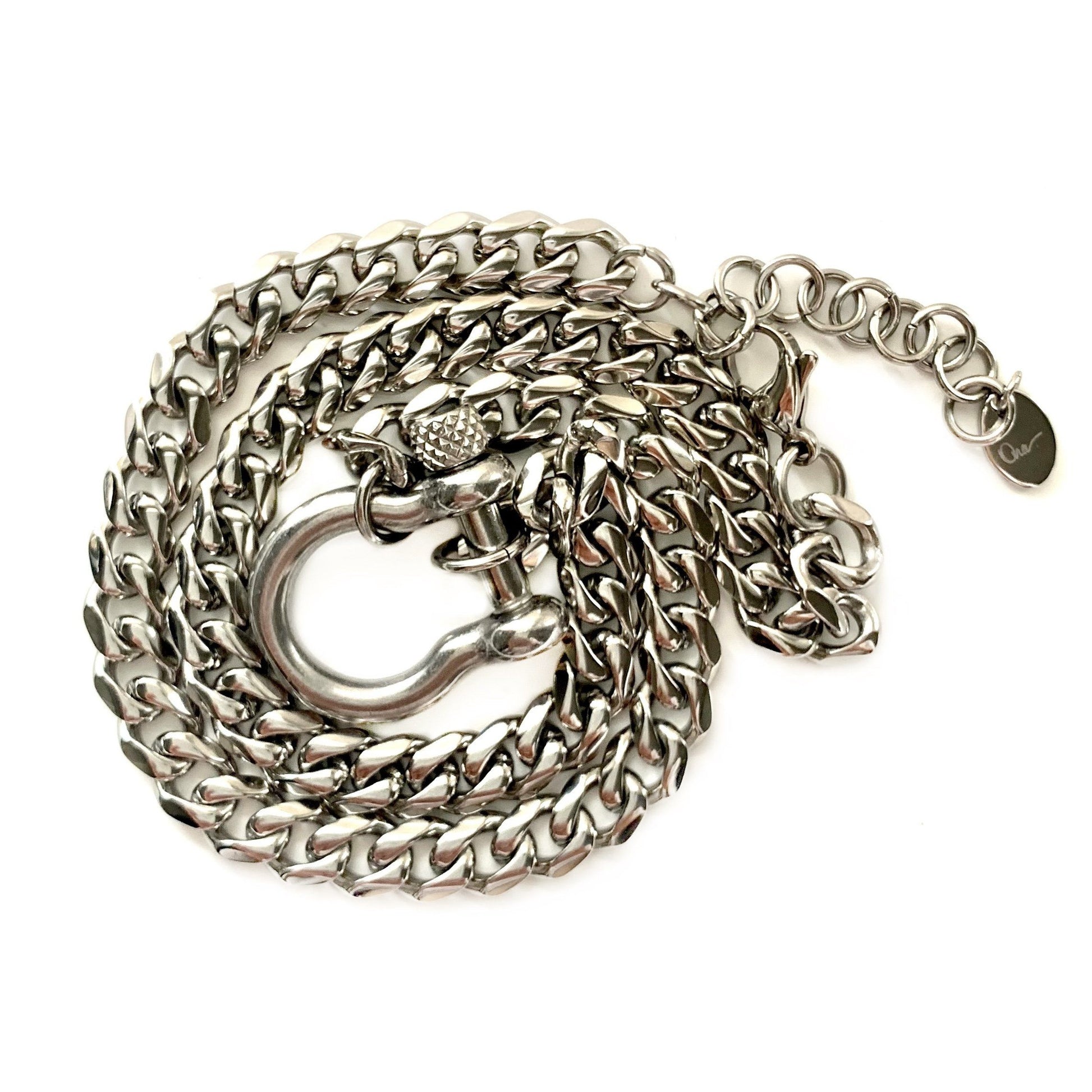 Necklace - Cuban Horseshoe Lock Necklace
