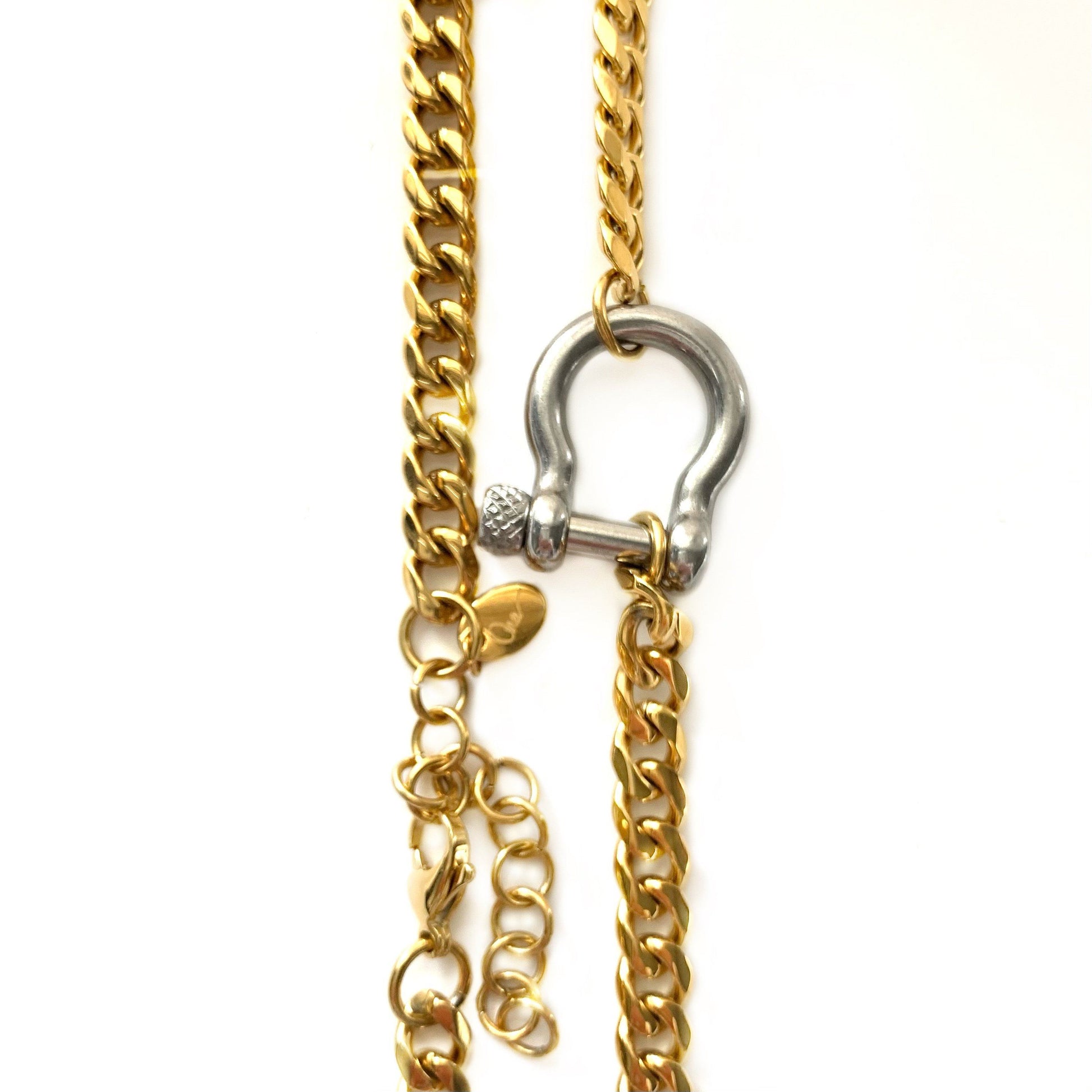 Necklace - Cuban Horseshoe Lock Necklace