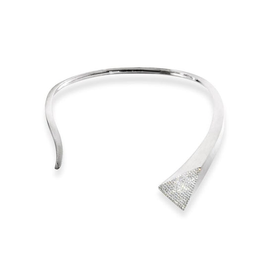 Mantra Large Dagger Collar with Swarovski Crystals