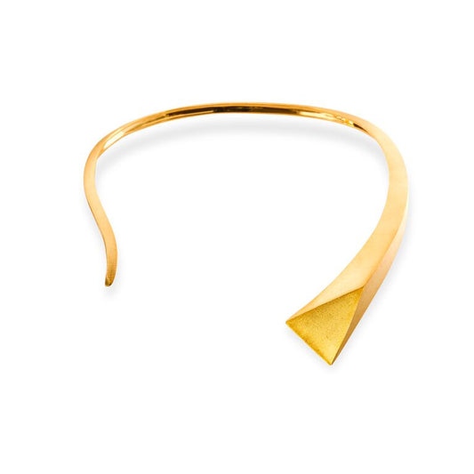 Mantra Large Dagger Collar - gold