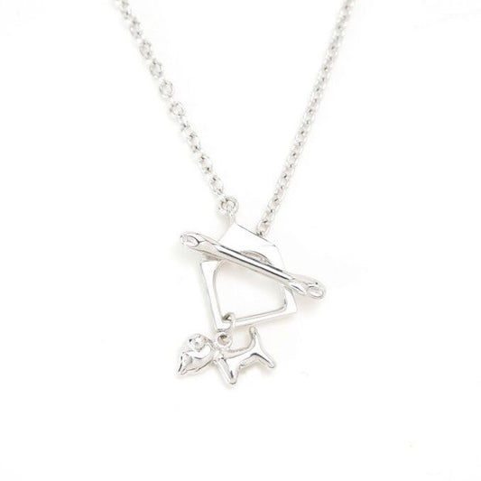 Mimi Too Animal Necklace Sterling Silver, Rhodium Plate - puppy