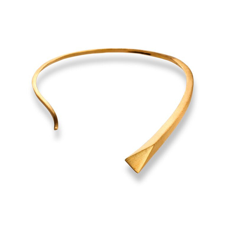 Mantra Small Dagger Collar - gold