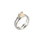 Mantra Buddha Eye Ring with Druzy - rhodium