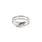 Mantra Buddha Eye Ring with Druzy - rhodium