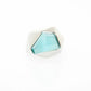 Lattice Cocktail Ring - blue cat's eye