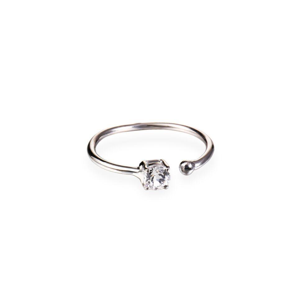 Ring - Little Jewels - Round Cut Open Ring With Swarovski Crystals