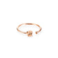Ring - Little Jewels - Round Cut Open Ring With Swarovski Crystals