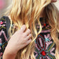 Boho Chic trendy blogger UpBeatSoles wearing Mantra Buddha Eye Ring With Druzy